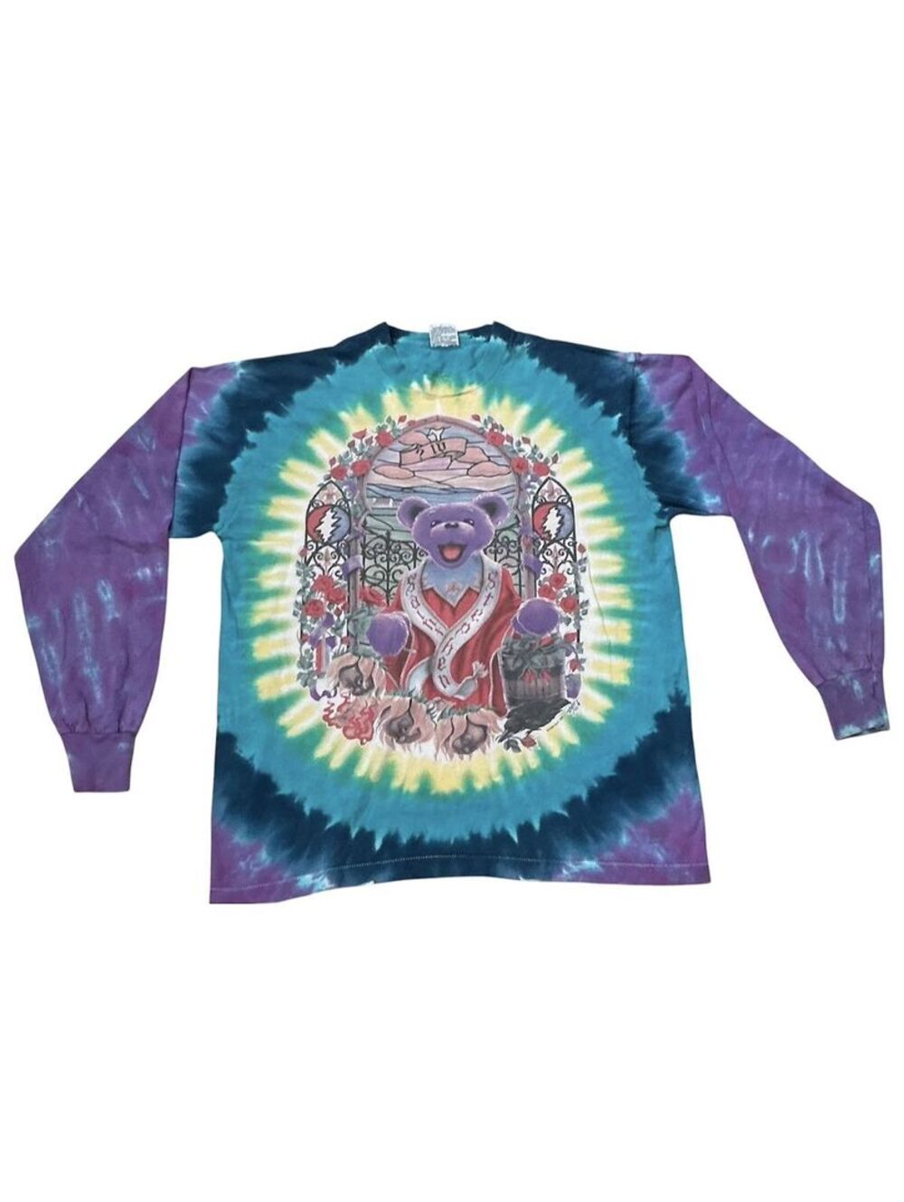 Grateful Dead - "Saint Stephen" Long Sleeve Tie-Dye Shirt